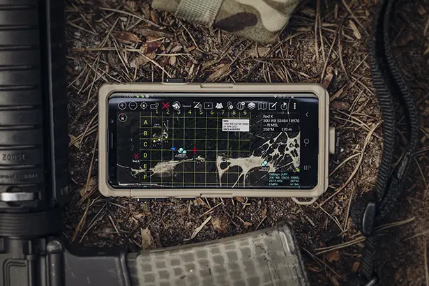 services-environmental Situational awareness display on Samsung mobile device